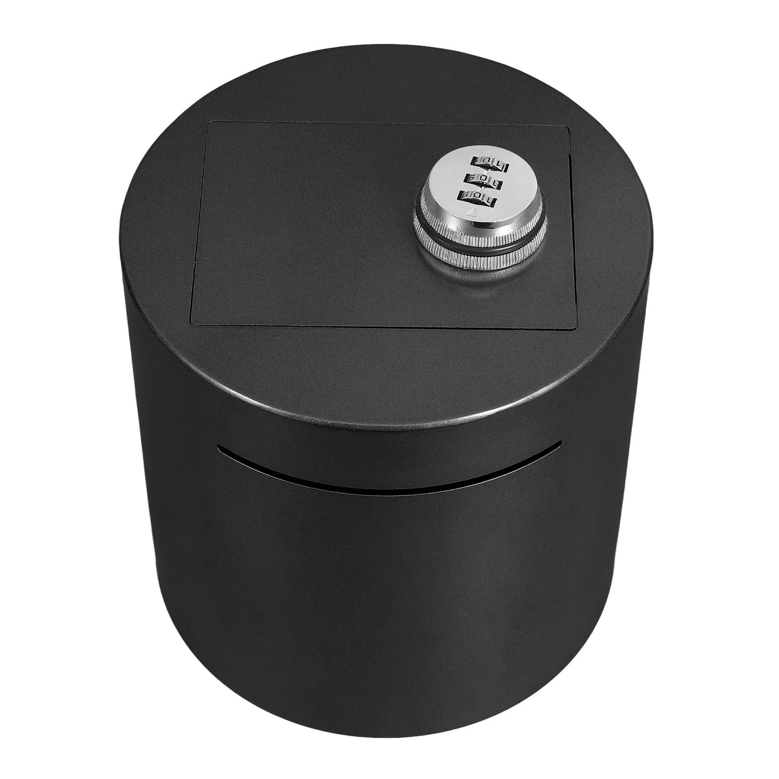 Cylinder Metal Piggy Bank Unbreakable Coin Container For Adults Money Saving Box Desktop Home Office Decoration Storage