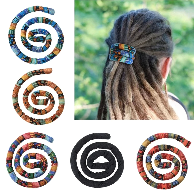 Lazos espirales flexibles bohemios con accesorios para cabello alambre hierro para mujeres