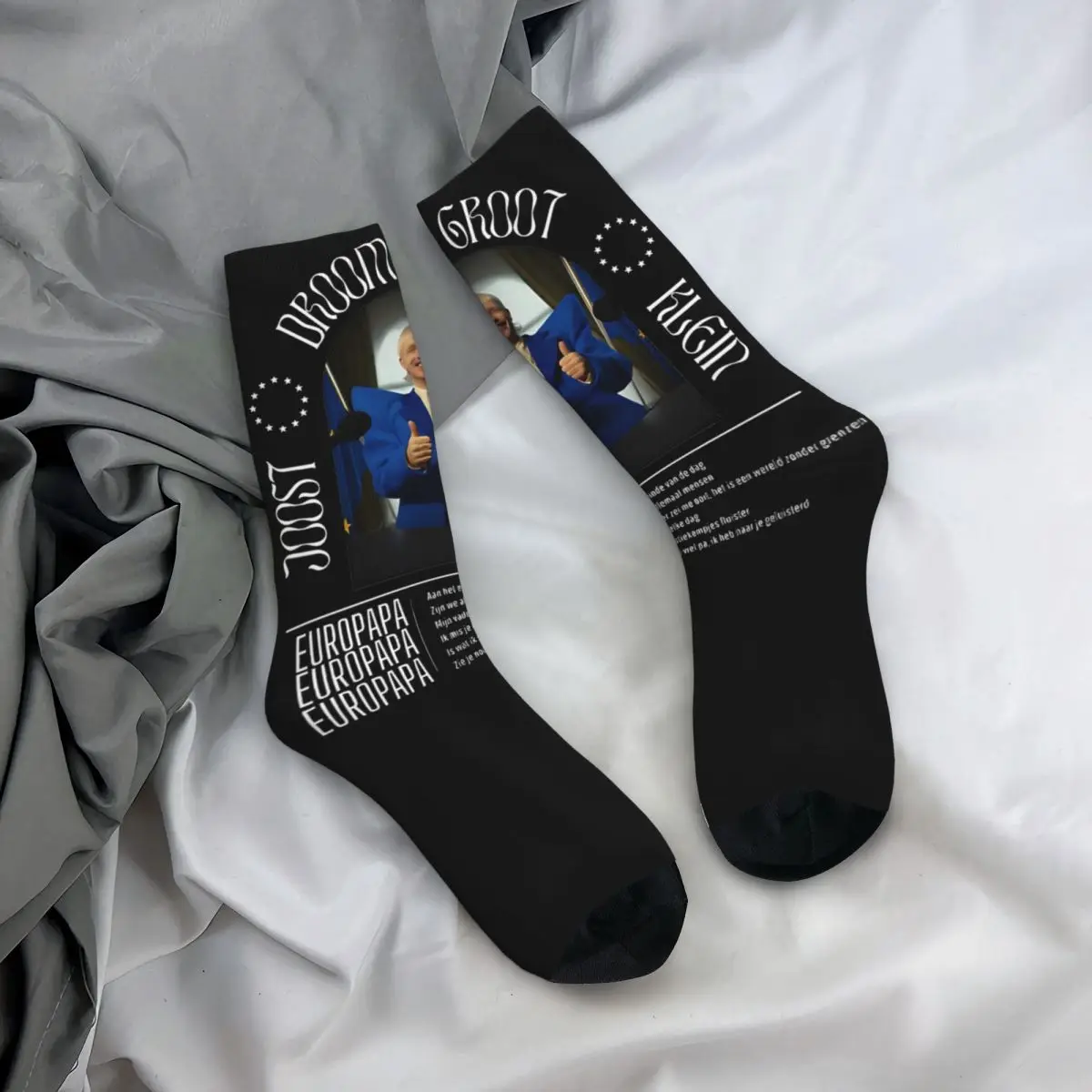 Joost Klein Droom Groot Europapa Socks Autumn Stockings Casual Couple High Quality Socks Graphic Skateboard Anti Slip Socks