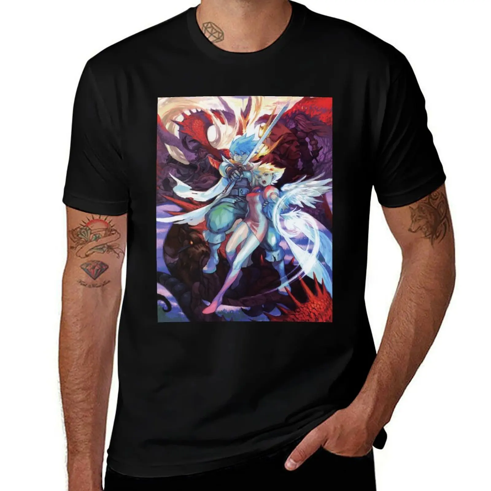 

Breath of Fire 3 T-Shirt cotton t shirt pack cotton t shirts man 100% T-Shirt