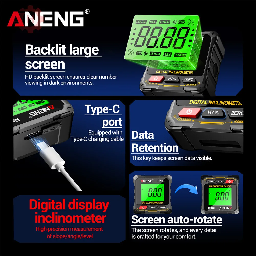 Thumbnail 2 - #72 Best Digital Angle Gauge to Buy In 2026