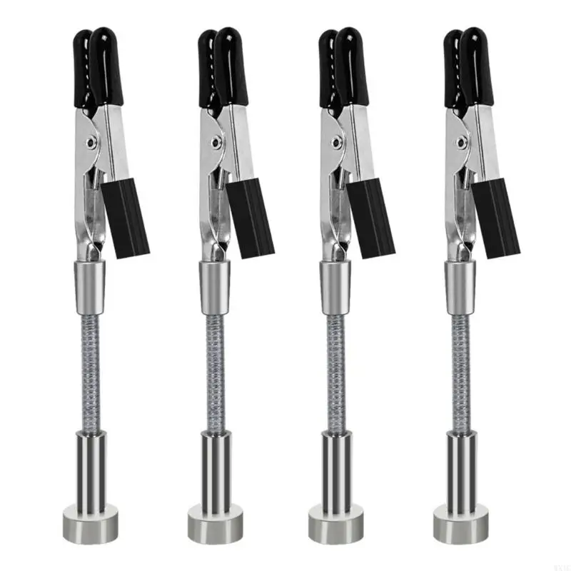 WXTC 2 / 4PCS HALPER MAGNÉTIQUE ALPERS AVEC ARRMES RÉGLABLES POUR ATRIMENTS IPORITIONS PROJETS HOME