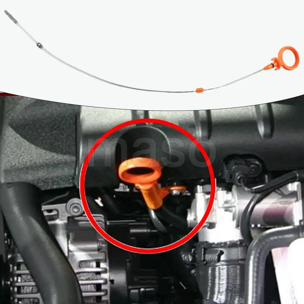 

Engine Oil Dipstick For Audi A4 Quattro 2005 2006 2007 2008 2009 580 mm New Car Engine Oil Level Dipstick Accessories