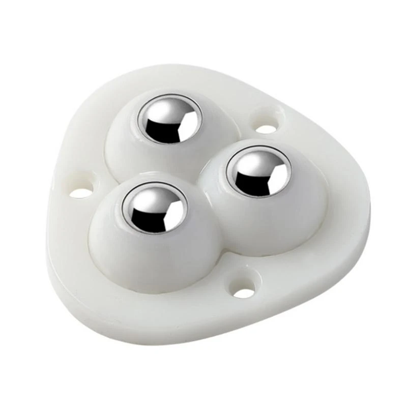 Mini Casters Adhesive Universal 360 Degree Rotatable Steel Bead Pulley Storage Box Roller