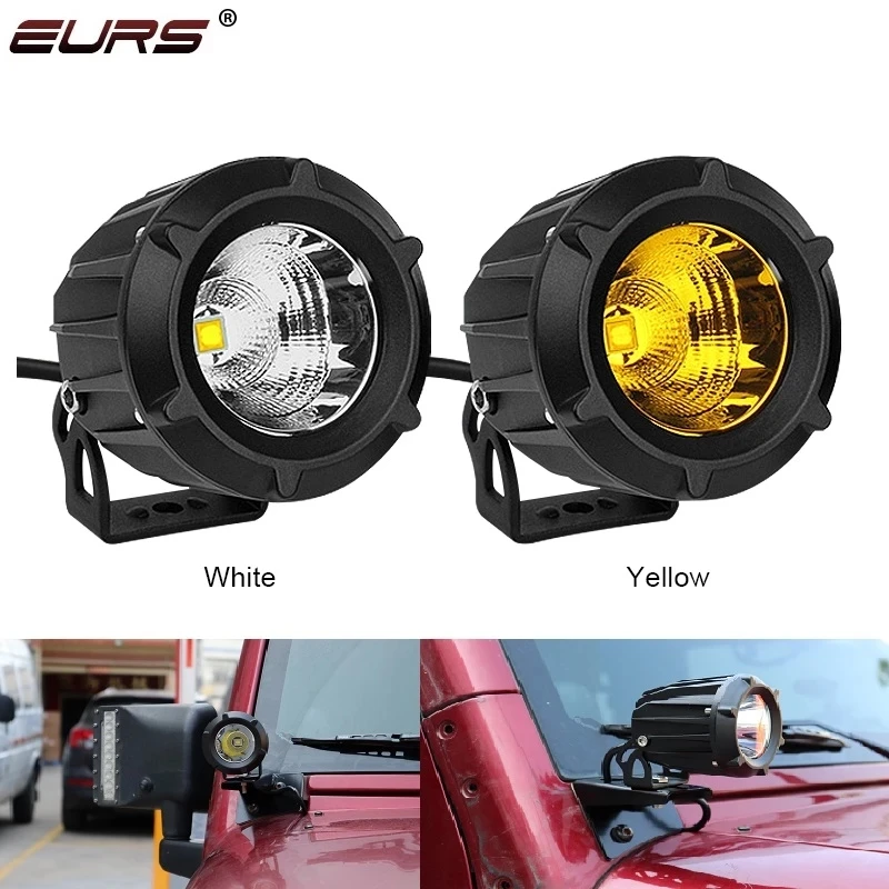 

3-дюймовые светодиодные фары DRL дальнего света 25 Вт 5000LM 3000K 6000K прожектор для мотоцикла Нива Lada Offroad 4x4 УАЗ рабочий свет