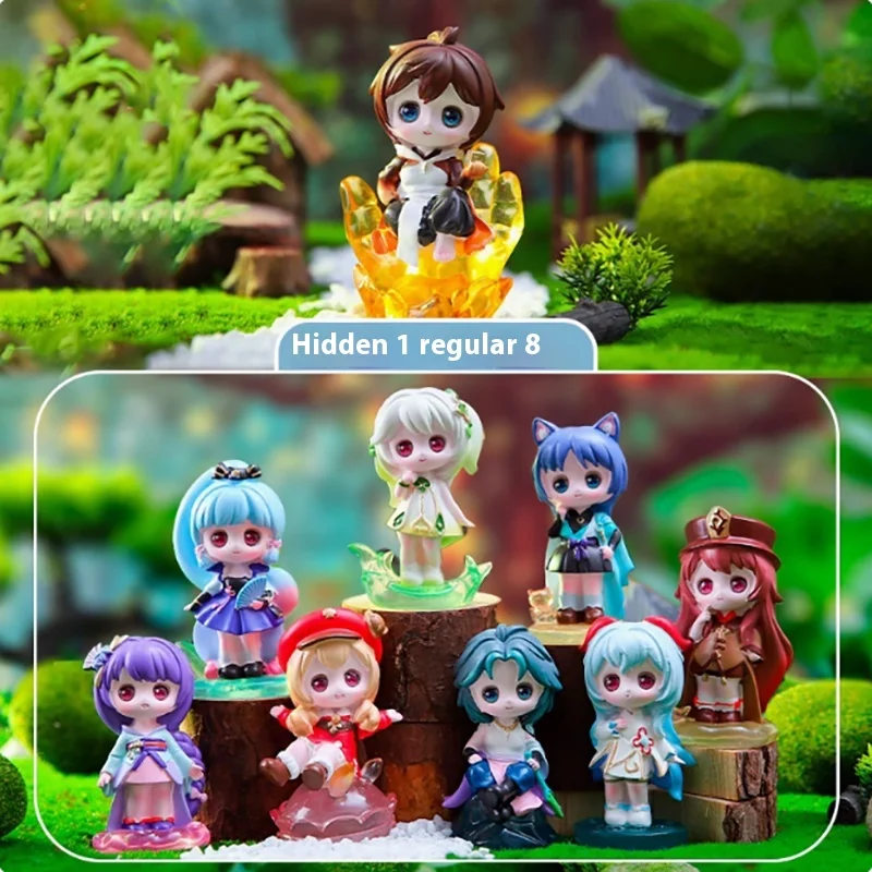 Genshin Impact Game Blind Box, Hand Made Surprise Lucky Box, Anime Fashion, Cute Figure, Décoration de voiture, Creative Birthday Gift for C