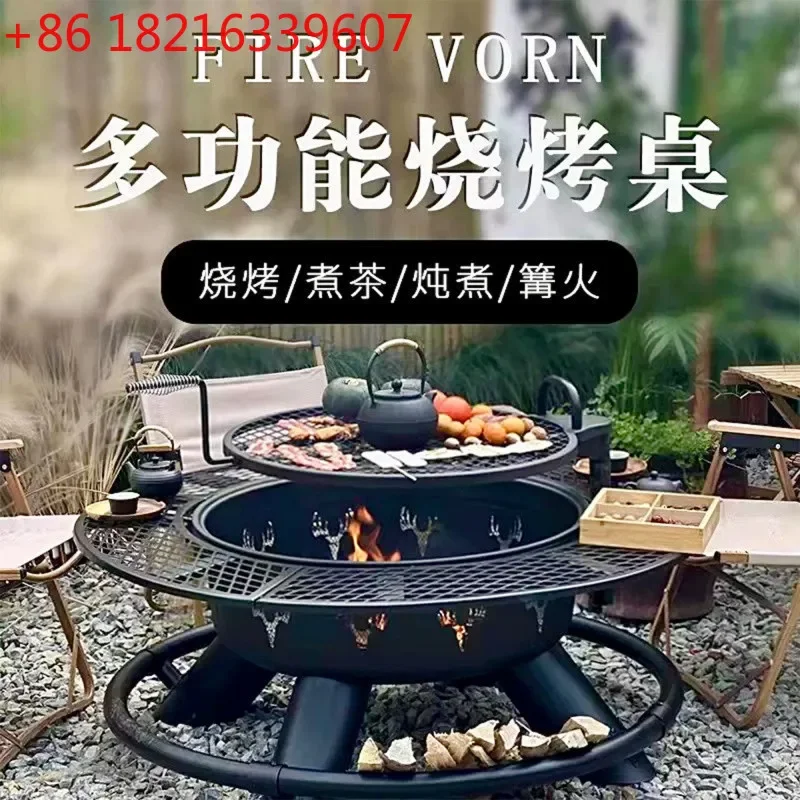 Outdoor grill Grill Tea making around Grill Household