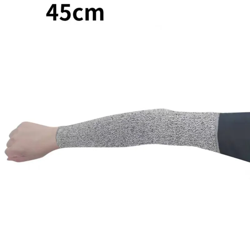 1/2 Stück Level 5 HPPE Schnittfester, durchstichfester Arbeitsschutz-Armmanschettenschutz Schnittfester Armmanschettenüberzug ED-Versand