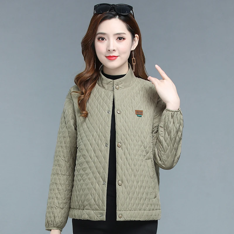 

Ladies Short Jacket Women Coats Spring Autumn Winter thin quilted Cotton-padded Parkas Chaqueta Mujer Jaqueta