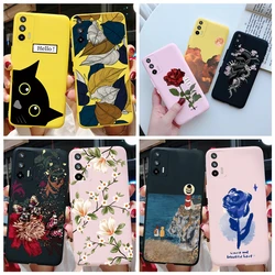 For Realme GT Neo 2T Case Cartoon Flower Back Cover Phone Case For OPPO Realme GT Neo2T Neo 2T RMX2202 5G Soft Case coque bumper