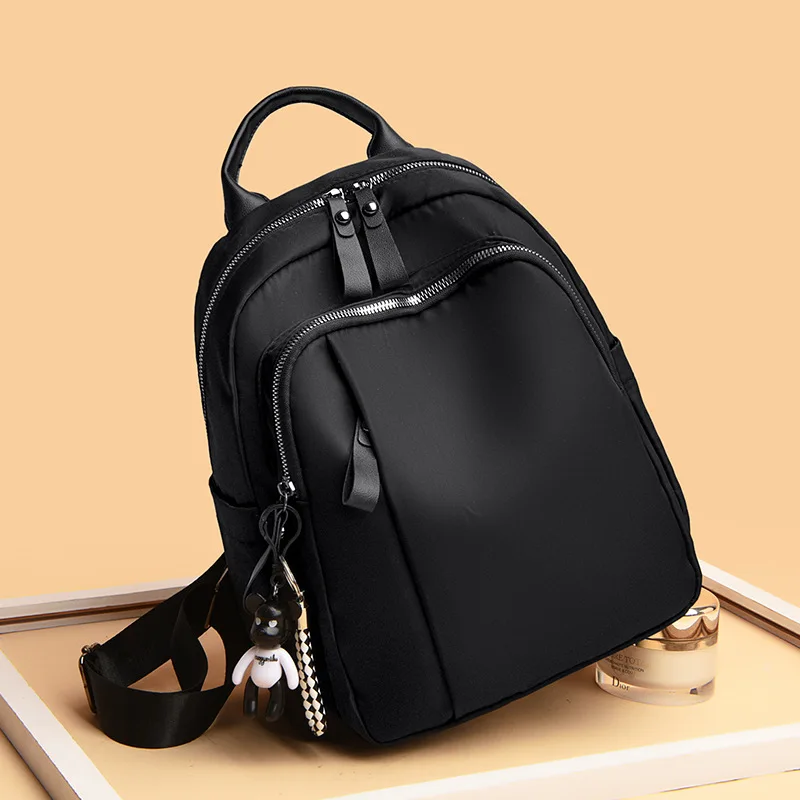 

Faionable Ox Cloth Bapa Women's 2024 New Light Travel Bag Print Versatile Bag Durable Polyester Pure Color Bag