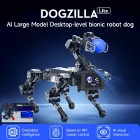 Yahboom Quadruped Robot Dog Bionic Intelligent Programming AI Large Model with Robotic Arm Powered include Raspberry Pi CM4