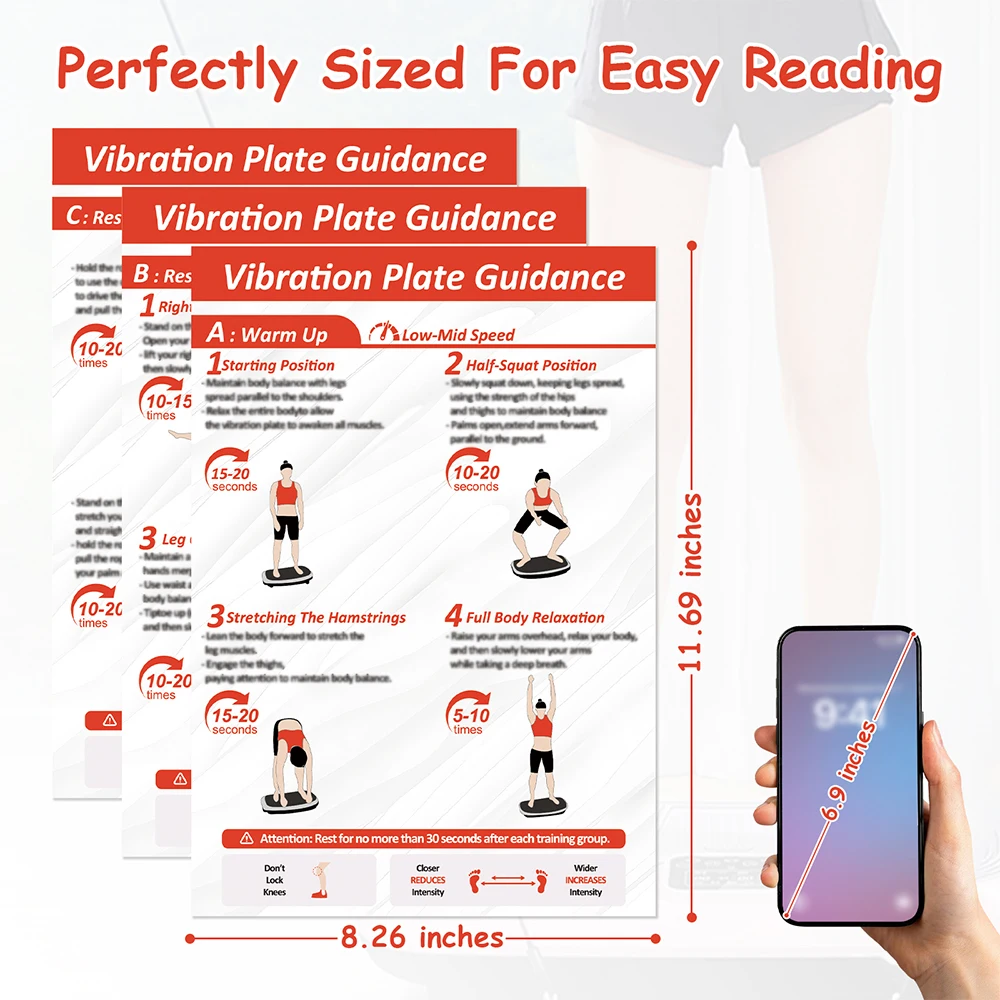 جدول تدريب لوحة الاهتزاز، طباعة من جانب واحد، طبقة غير لامعة مقاومة للخدش، يمكن مسح توزيع القلم الأسود، فحص في الورقة #5