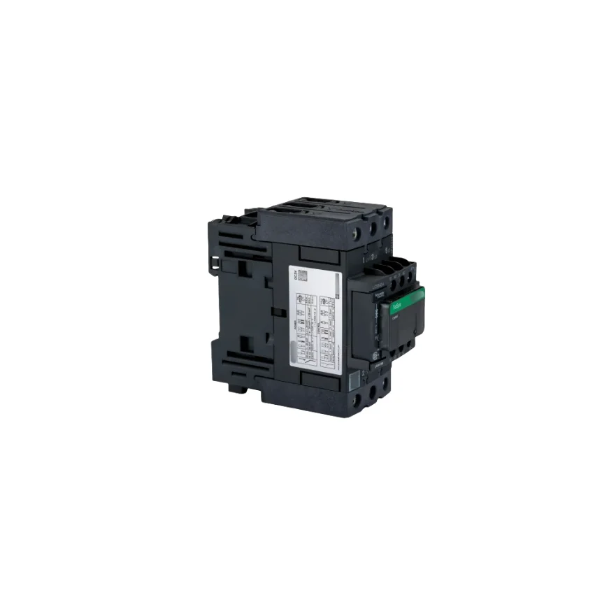 

LC1D40ABD Contactor, TeSys Deca, 3P, 3 NO, 40A, 24V DC standard coil, screw clamp terminals
