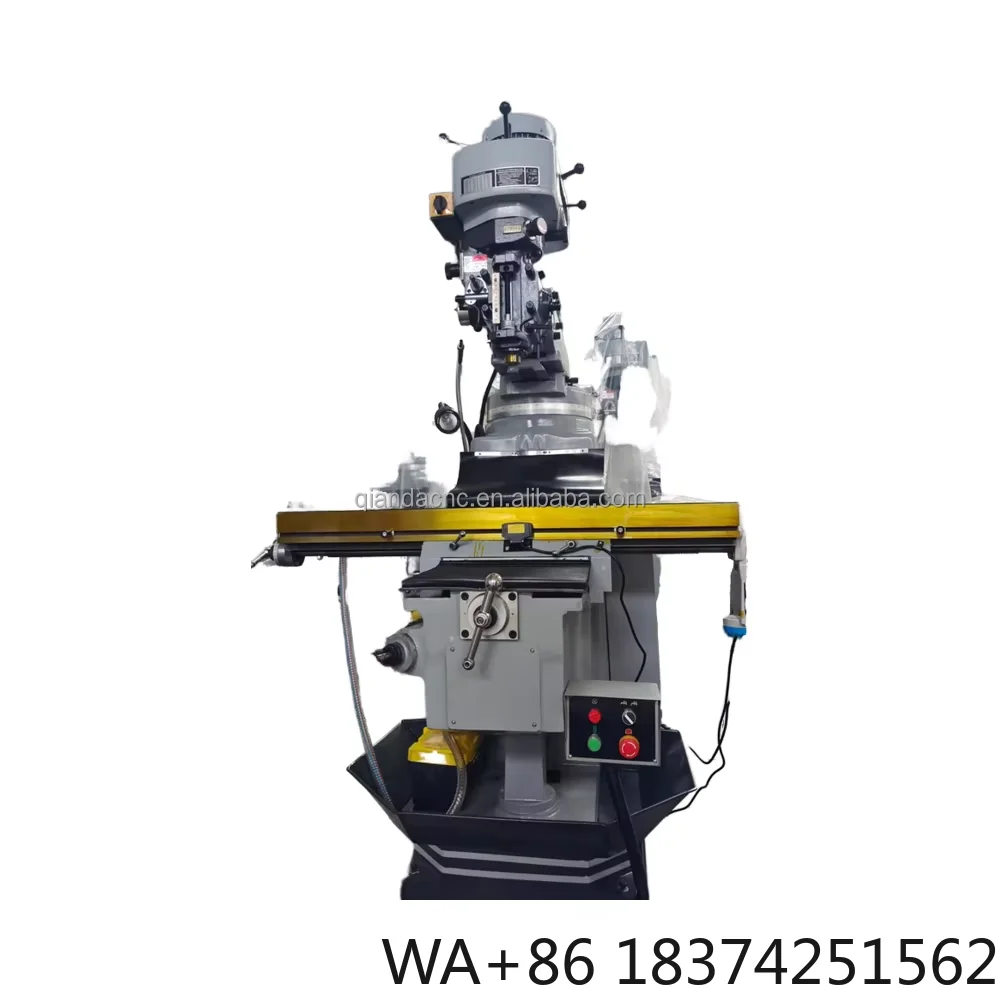 4H Small Precision Horizontal Milling Machine Heavy  Universal Vertical Turret Milling Machine Manual Features