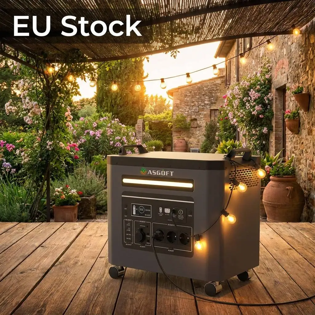 3.3kWh 3.3kW Outdoor Portable Power Station Energy Storage Power Supply Camping Solar Panels With Battery And Inverter
