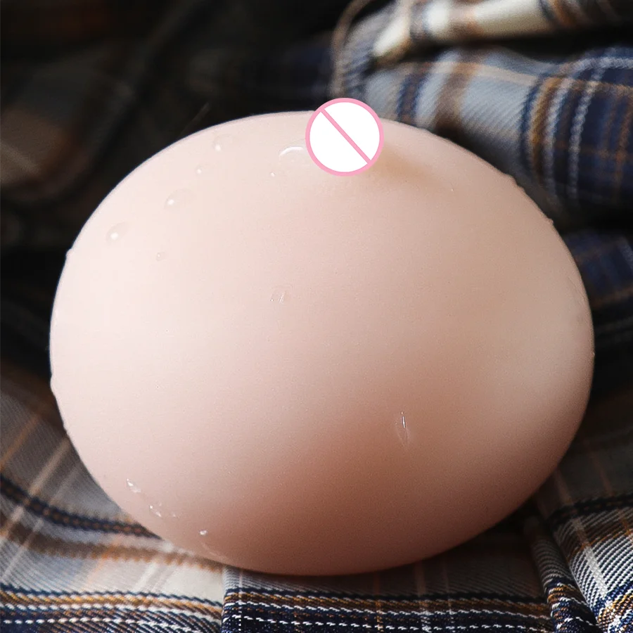 18+ small breast ball adult sex toys male masturbator physical sexdoll real chest soft elastic sexmachine man fetish erotic toys