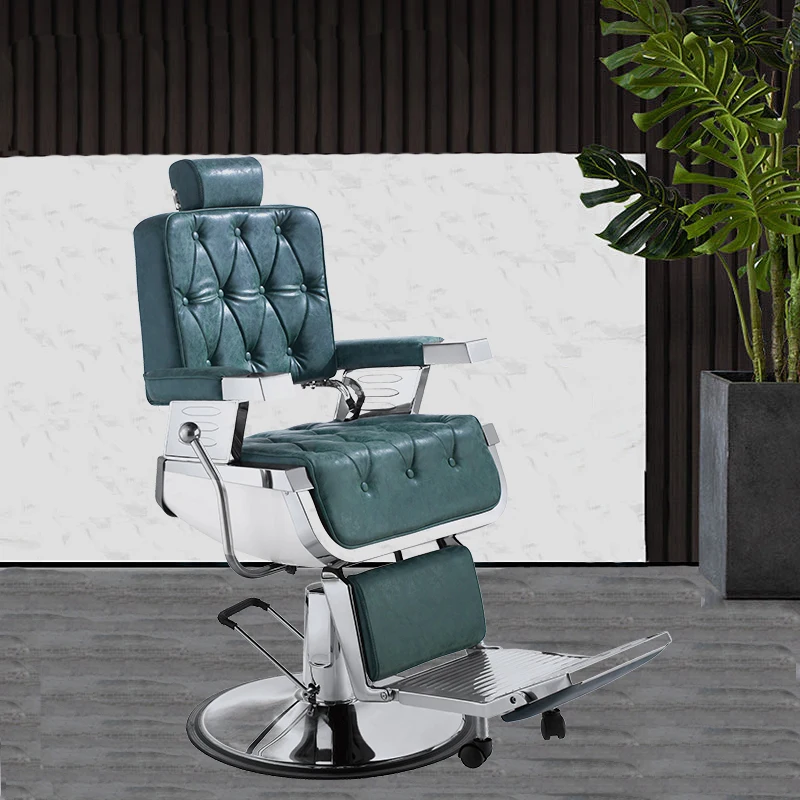 

Professional Barber Chairs Suppliers Metal Pump Hydraulic Styling Barber Chairs Salon Furniture Modern For Hair Salon Shop
