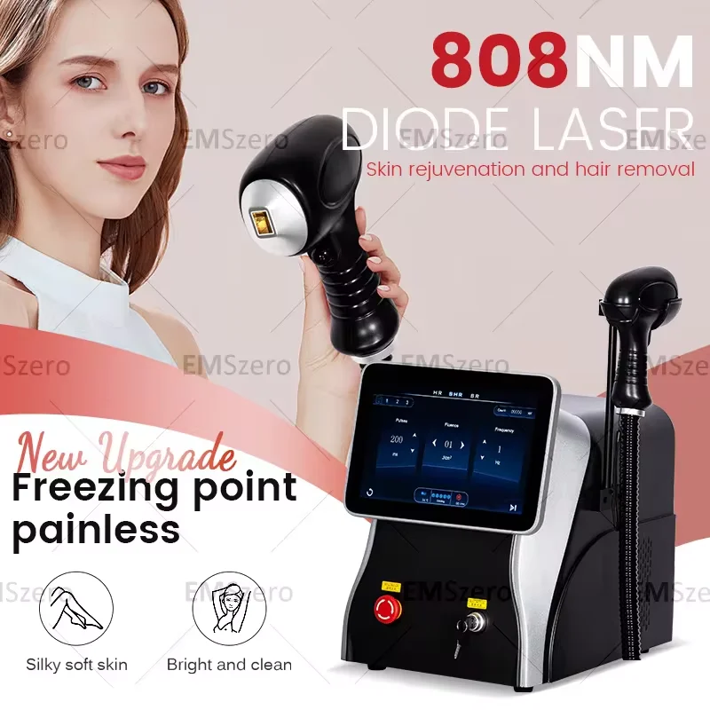 

2025 New Professional IP Ice Point Pain free Whitening and Tender Skin Laser Permanent Hair Removal Device