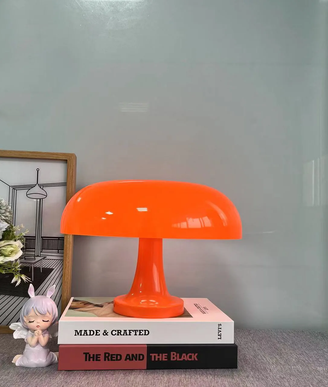 

Italy Designer Led Mushroom Table Lamp for Hotel Bedroom Bedside Living Room Decoration Lighting Modern Minimalist Desk Lights