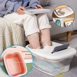 Foldable Footbath Massage Bucket Soaking Bucket Folding Basin Spa Foot Bath Bucket Household Sauna Bathtub Pedicure Bath Bathtub