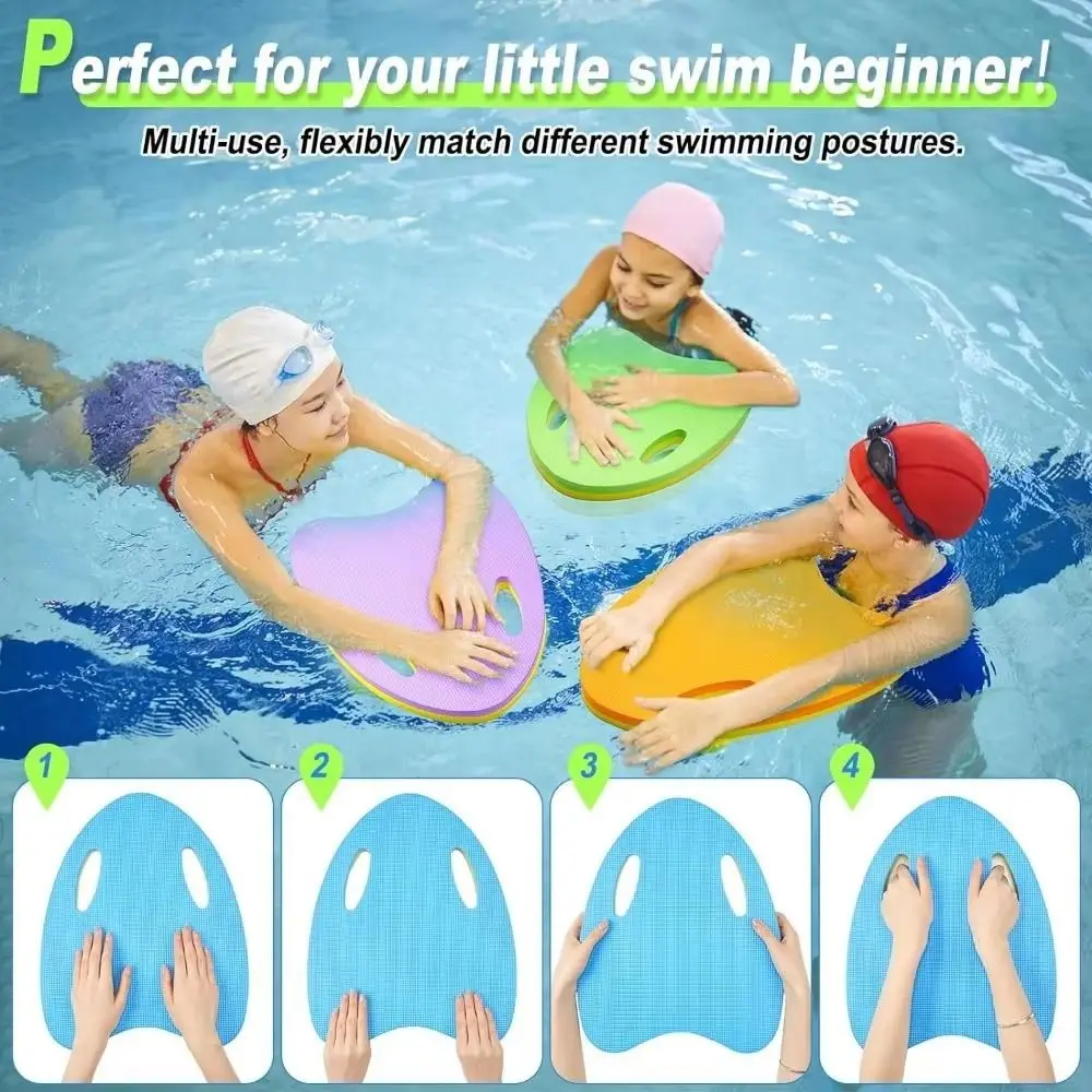 Training Aids Swimming Kickboard Lightweight Floating Plate EVA Swimming Board Easy Learning Funny Cartoon Plate Surf