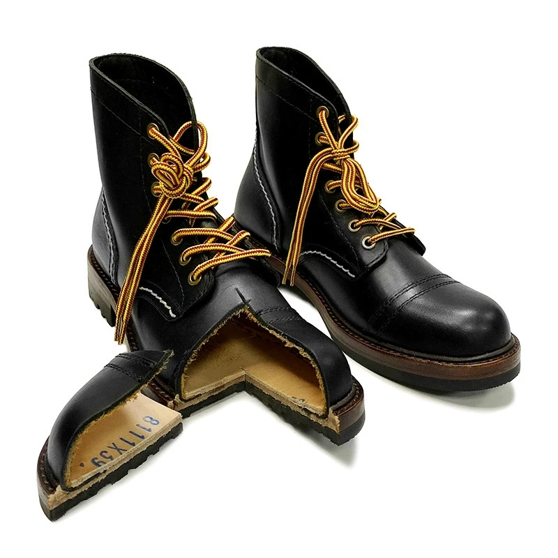 Luxury Goodyear Handmade Real Leather Sole Super High Quality Oxford Motorcycle Boots
