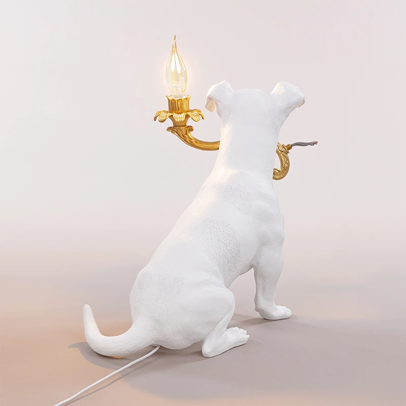 

FQ Animal Table Lamp Puppy Bedroom Desk Internet Celebrity Home Decoration Gift Decorations