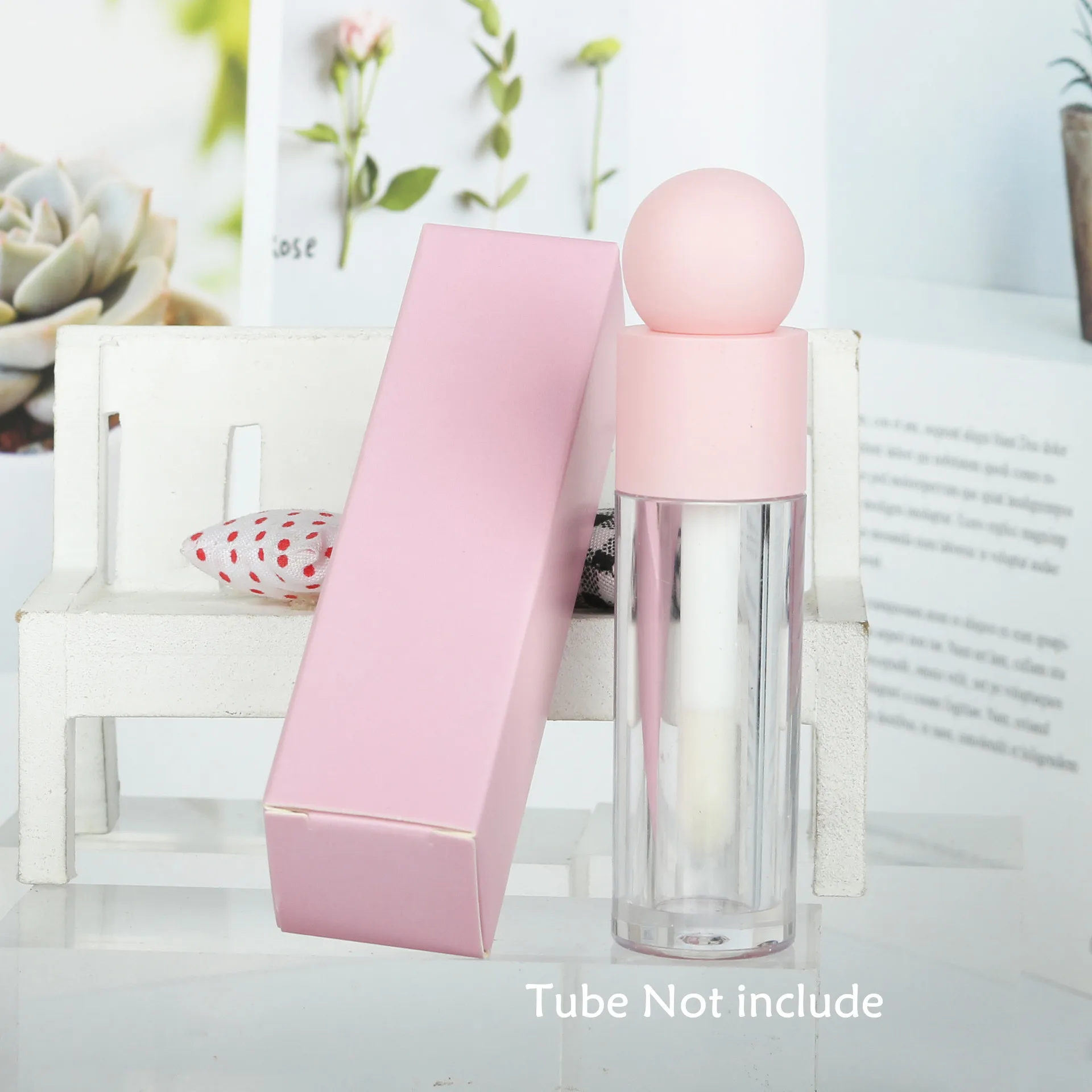 Leere Lipgloss-Box, Papierverpackung, 50 Stück, 95 mm x 25 mm, Private Label-Kraftpapierboxen, individuelles Logo, Großhandel, Großpackung für Unternehmen