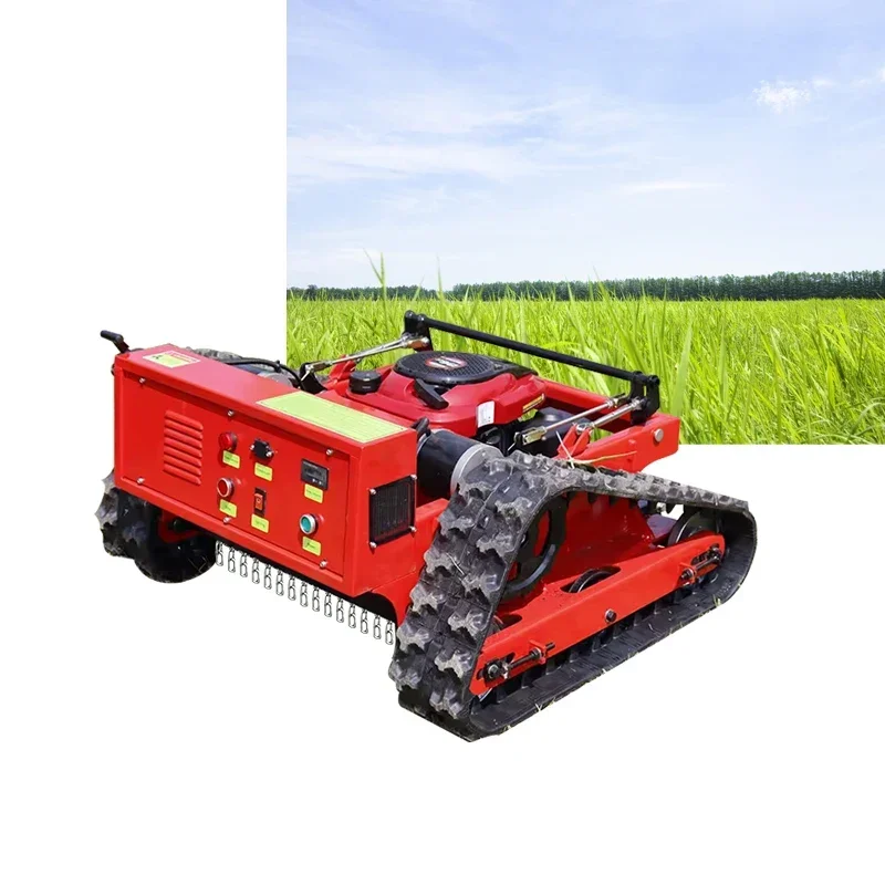 

Cordless Remote Control Lawn Mower High Efficiency 196CC Zero Turn Grass Cutting Machine