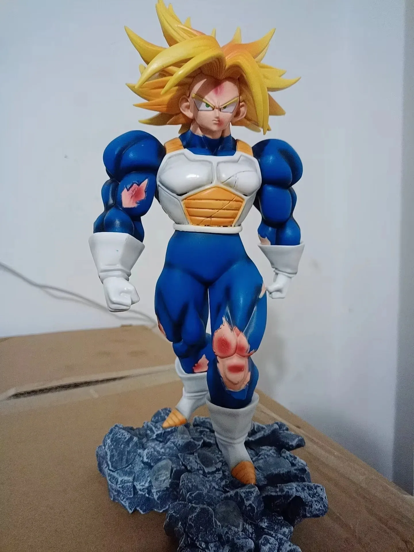 

Dragon Ball Gk Cosmic Suit Muscle Trunks War Damage Version Torankusu Anime Collectible Statue Pvc Action Figurine Ornaments Toy