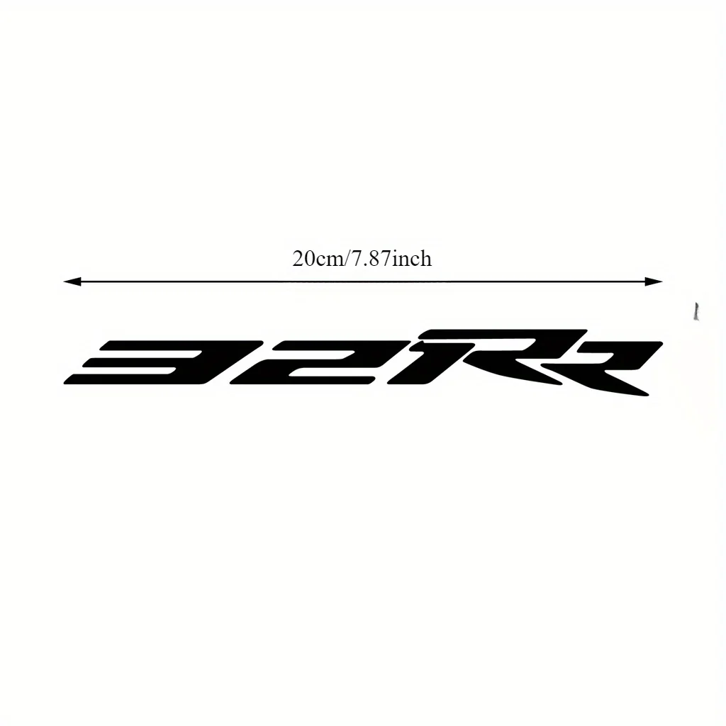 Reflective Front Fairing Decal 321RR Motorcycle Scooter Car Vinyl Sticker Waterproof