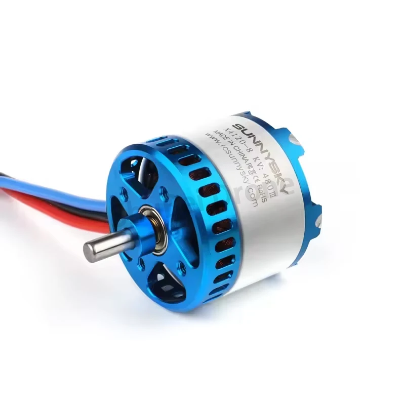 SUNNYSKY X4120-III X4125-III X4130-III KV230 KV260 KV210 KV250 KV380 KV520 High Effectiveness Brushless Motor for RC Fixed Wing thumbnail 5