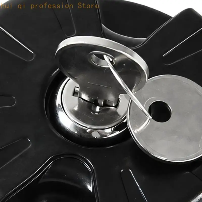 Plastic Motorhome Water Fill Cap with Built-In Lock and 2 Included Keys for Recreational Vehicle Port Replacement H8WE
