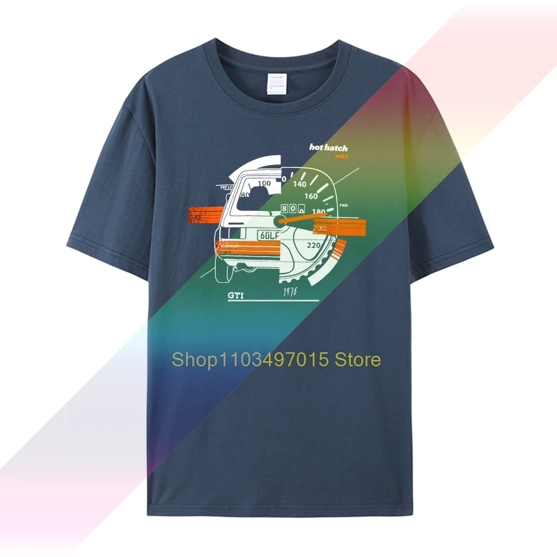 Hot Hatch Tee t shirt for Golf Mk1 GTI fans