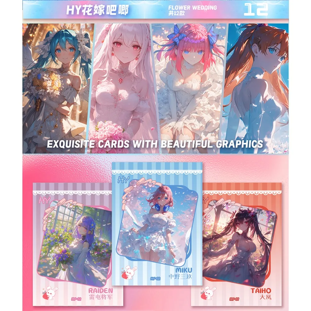 Goddess Era Collection Card For Children Kamado Nezuko Hatsune Miku Elegant And Lovely Girl Rare Limited Game Card Kids Gifts