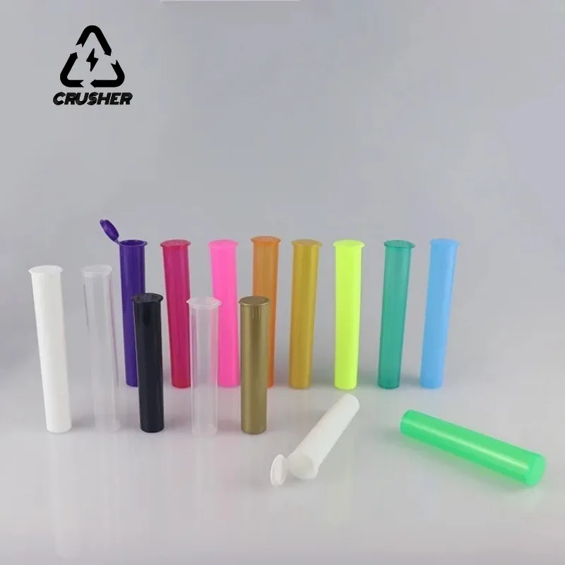 CRUSHER 10pcs Cigarette Paper Sealed Container 120mm KING SIZE Pill Box Plastic Tubes Tablets Storage Holder Smoking Accessories