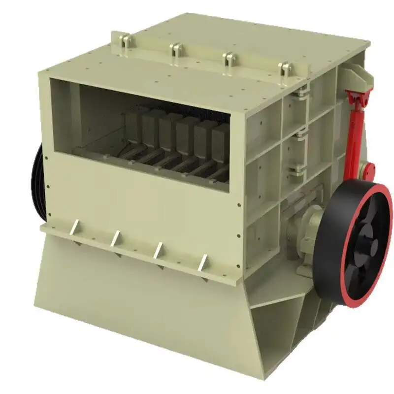 خط إنتاج سحق نفايات خام البناء أحادي المرحلة، كسارة صندوق شديدة التحمل، خبث الفحم، حجر الليمون #5