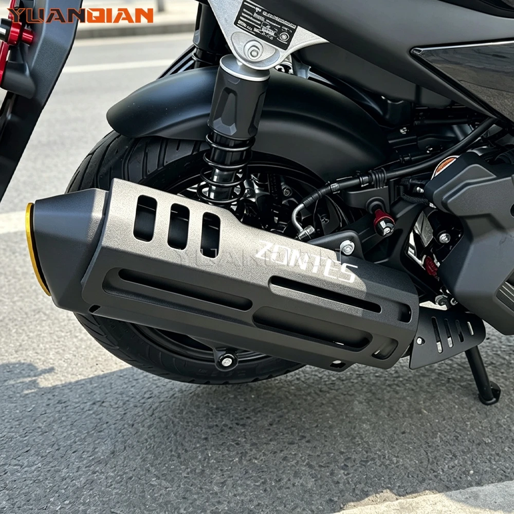Motorcycle Exhaust Heat Shield Cover Guard Anti-Scalding Shell Protector For ZONTES 150V 150X 175V 175X ZT 150 175 V/X 2026 2027