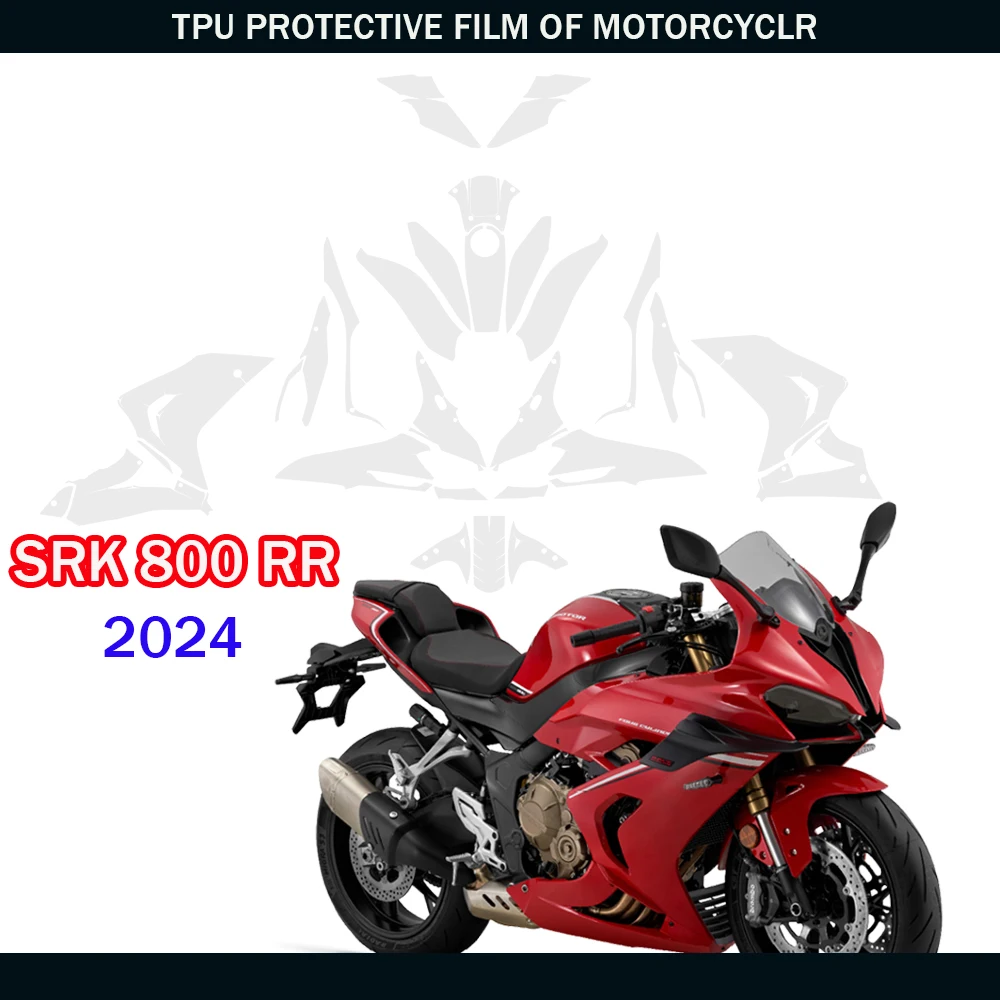 

PPF FOR QJMOTOR SRK 800 RR 2024 TPU Protective Film Scratch Resistant SRK 800RR Self-Healing Paint Protection GLOSSY MATTE