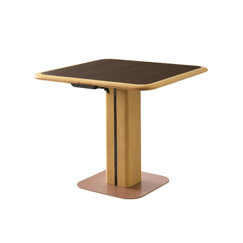 

Furniture graphene heating dining table log wind solid wood square table rock slab thermal insulation heating thermal insulation