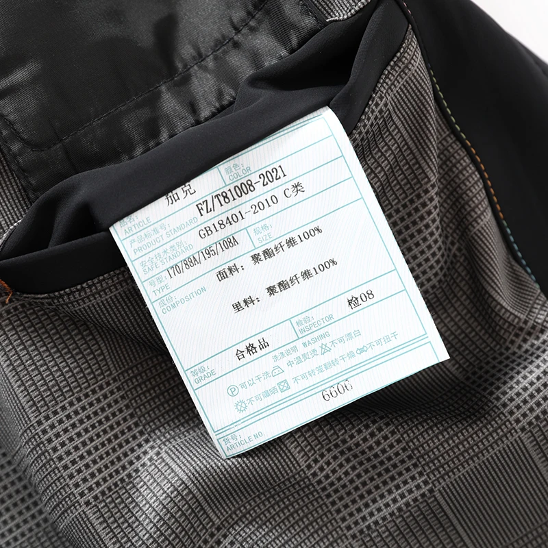 Simple Style Men Black Excutive Jacket Turn Down Collar Single Breasted Design Basic Coat Daily Menswear Four Season Outfits