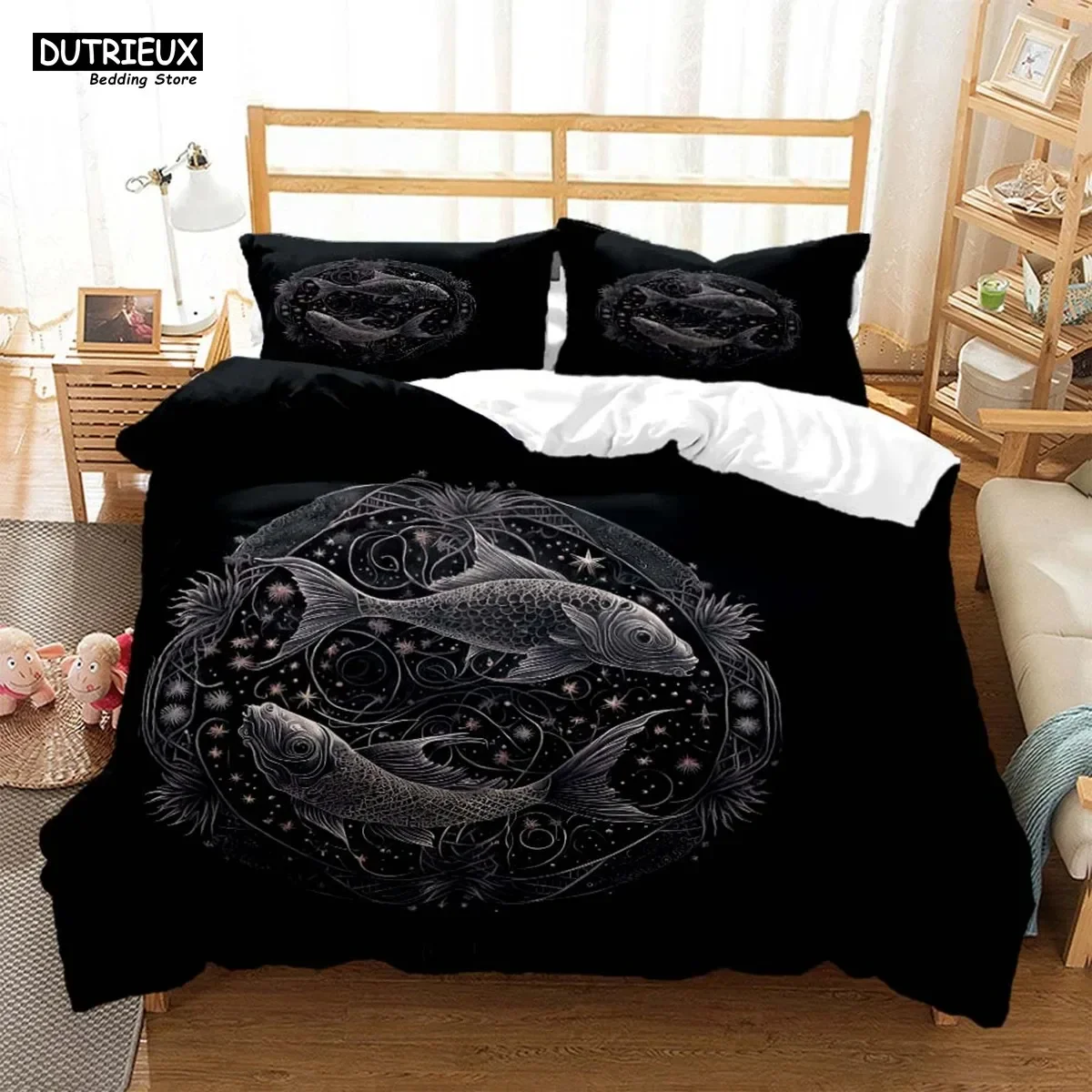 Constellation Personalized Print Quilt Cover Comforter Bedding Sets  Soft And Comfortable   Complete Size Customizable