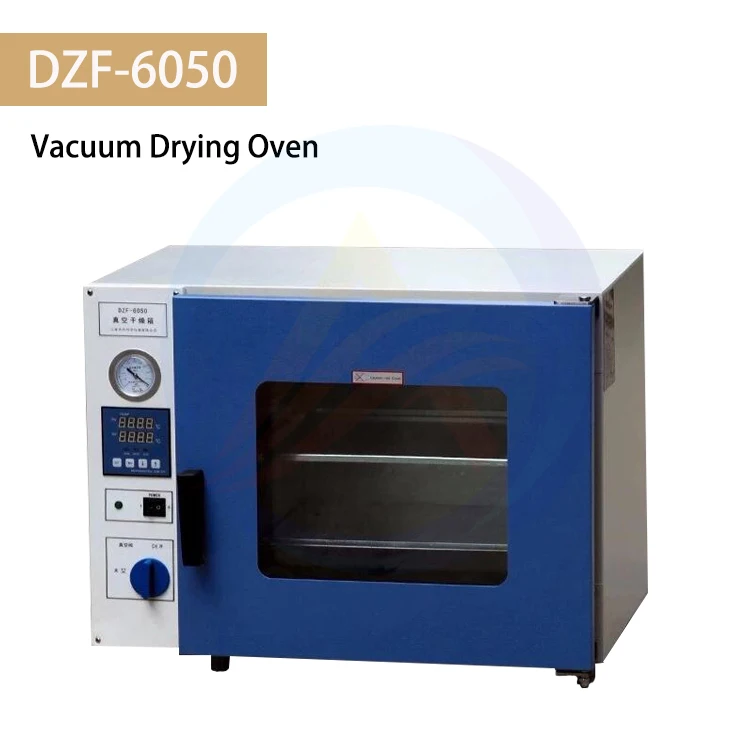 DZF-6050 진공 펌프가 장착된 실험실 온도 조절 진공 건조 오븐