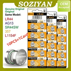 2-100PCS AG13 LR44 Battery 357 303 SR44 L1154F A76 Button Coin Cell Batteries for Watches Blood Glucose Meter Toys Music Books