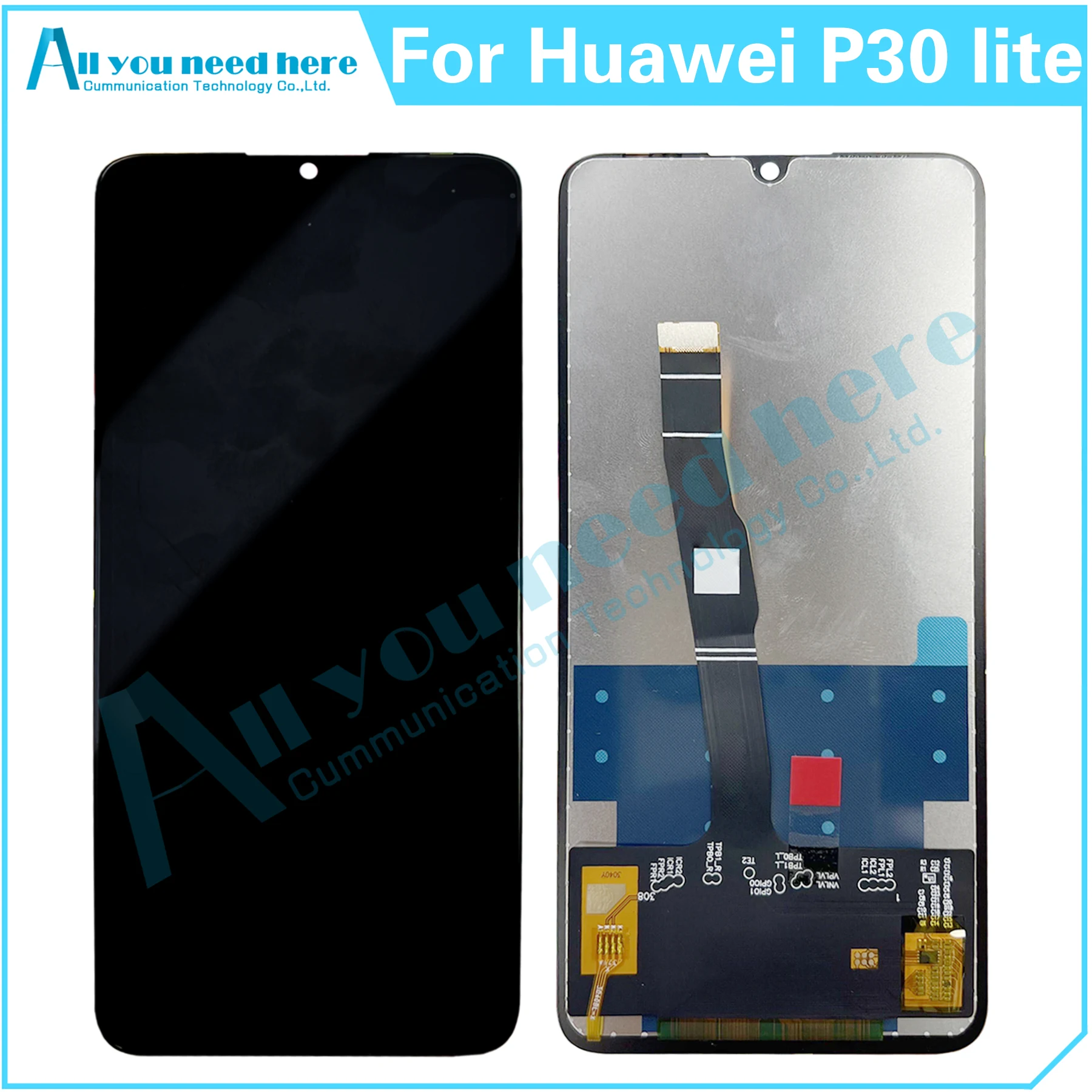 For Huawei P30 Lite LCD Display Touch Screen Digitizer Assembly For P30Lite MAR-L01A L21A LX1A LX1M LX2 L21MEA L22A L22B LX3A