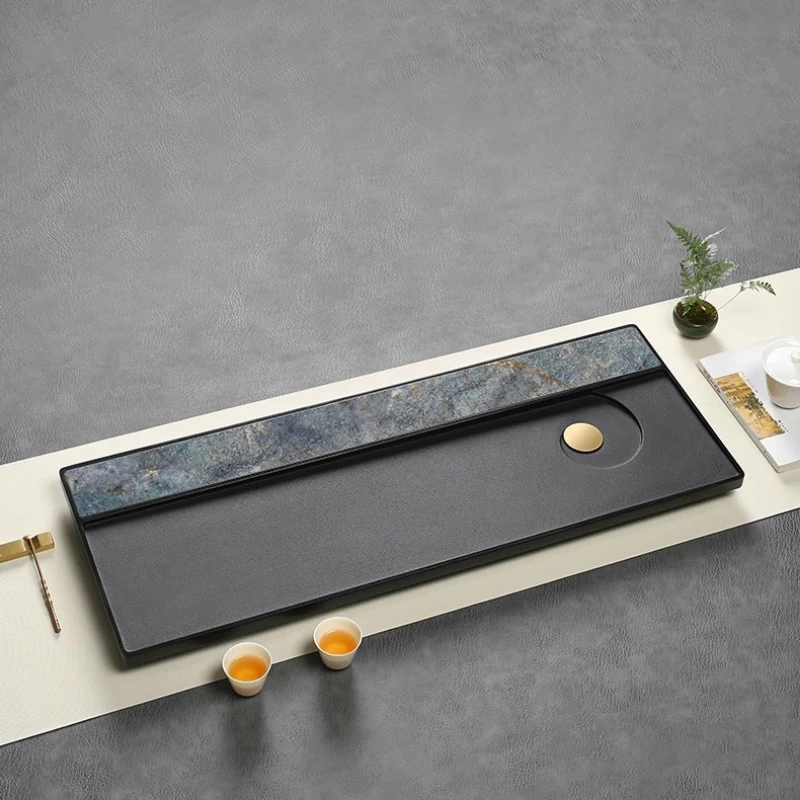 

Прямоугольные роскошные подносы для чая, многофункциональные подносы для кунг-фу, чайные подносы в китайском стиле, винтажные домашние подносы ChaPan MHCP