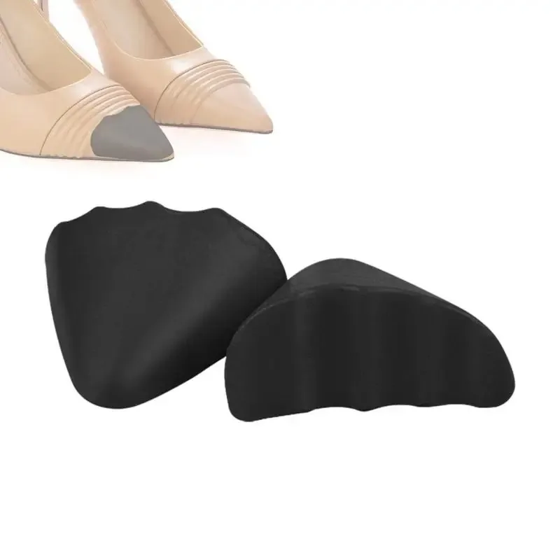 1Pair Thickened Soft PU Foam Toe Fillers Comfort Anti Wear Shoe Inserts Stuffer for Casual Shoes Foot Care Accessories