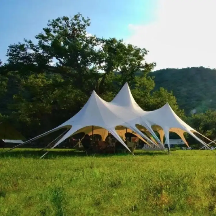 

Outdoor Waterproof Stretch Marquee Party Wedding Activity Festival Canopy Big Sun Shade Shelter Stretch Tent