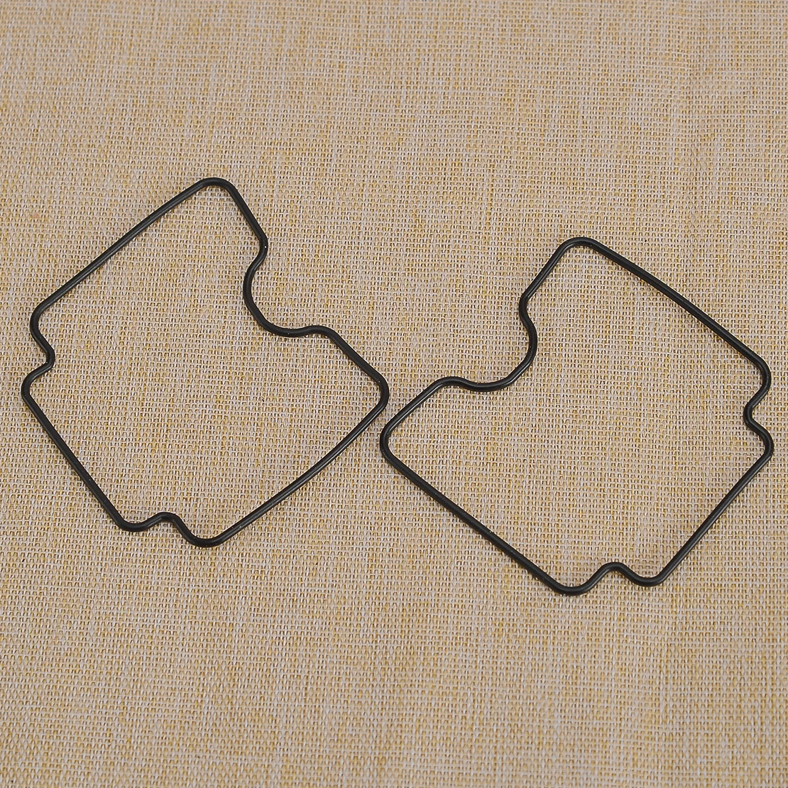 2Pcs Black Carburetor Float Bowl Seal Gaskets Fit for Suzuki GSX600F GSX750F Katana GSF1200 S Bandit 2001 2002 2003 2004 2005